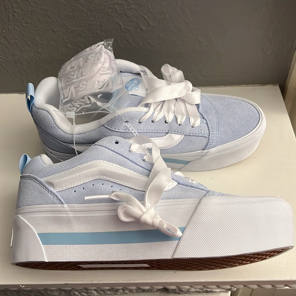 Vans KNU STACK Vintage Satin Dream Blue. Womens size 7.5 New with tags, No Box. - Picture 5 of 14